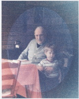 Reverend Gordon Elliott with young friend